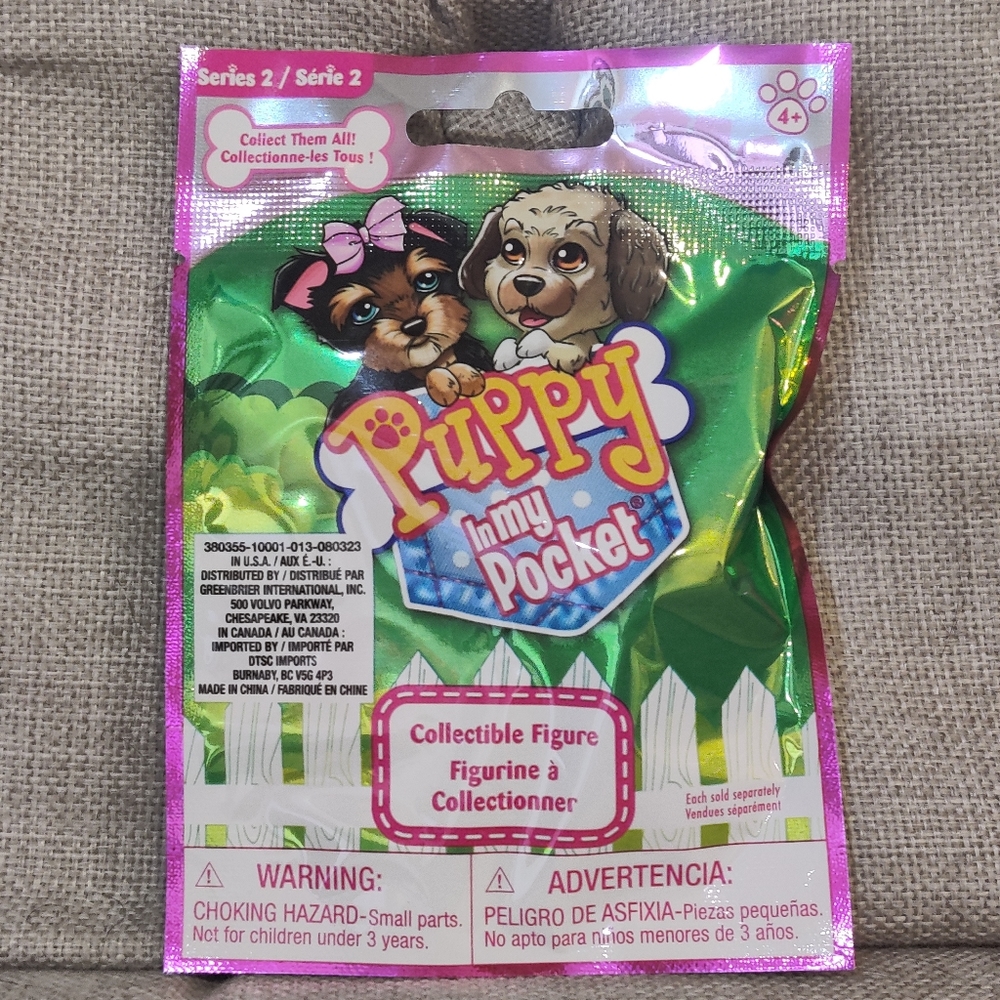 Puppy In My Pocket Mystery Blind Bag Puppy Dog Collectible Figure Kids Toy NWT